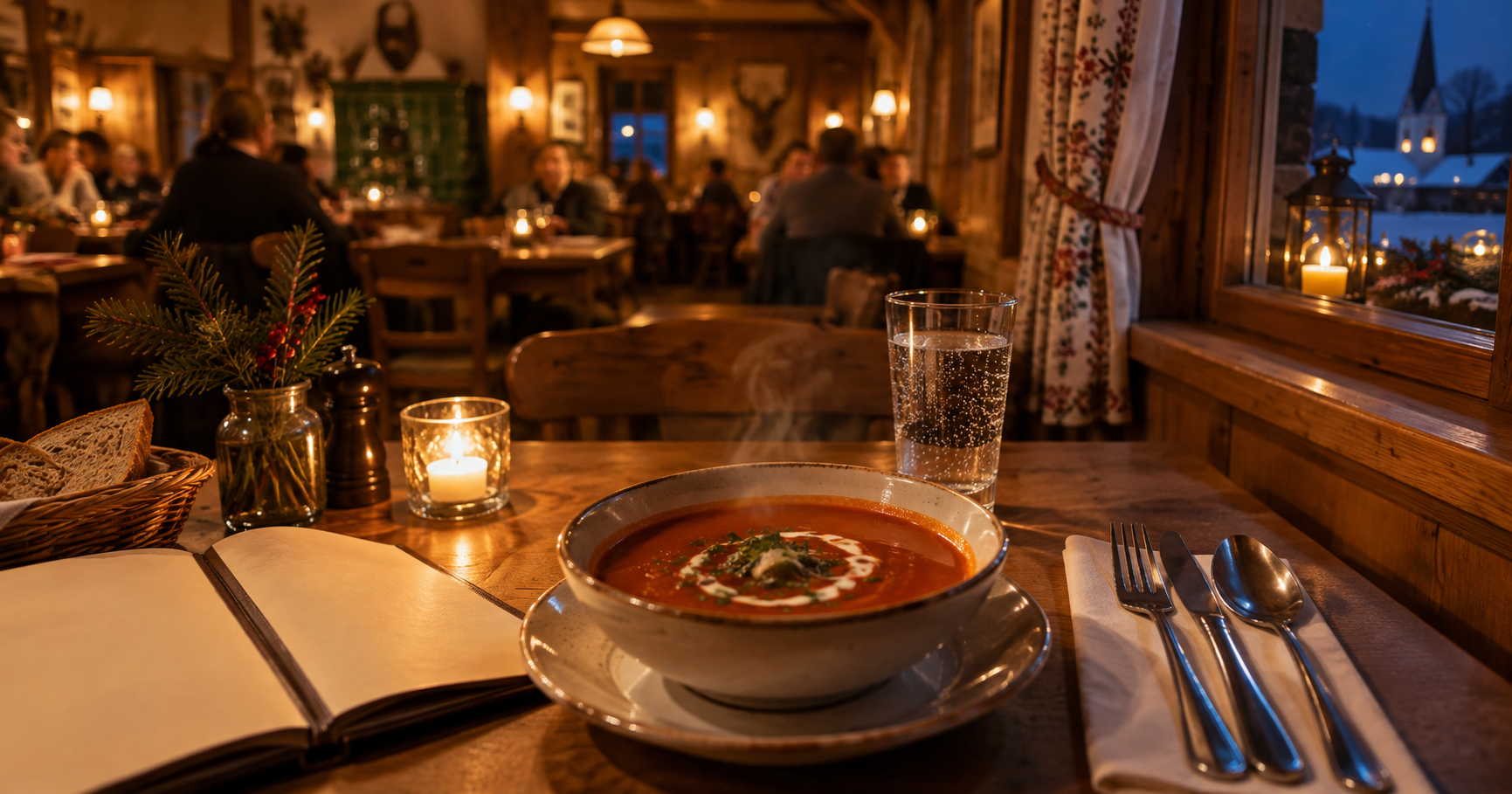 Das Essen im Restaurant — غذا خوردن در رستوران