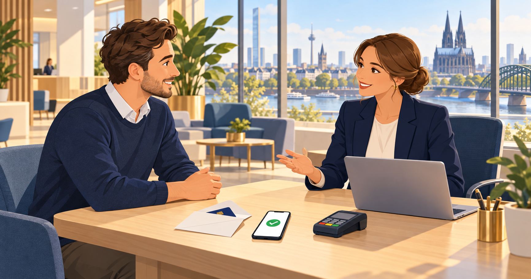 Das Konto bei der Bank — حساب بانکی در بانک