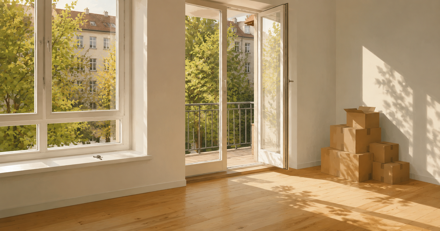 Die neue Wohnung
